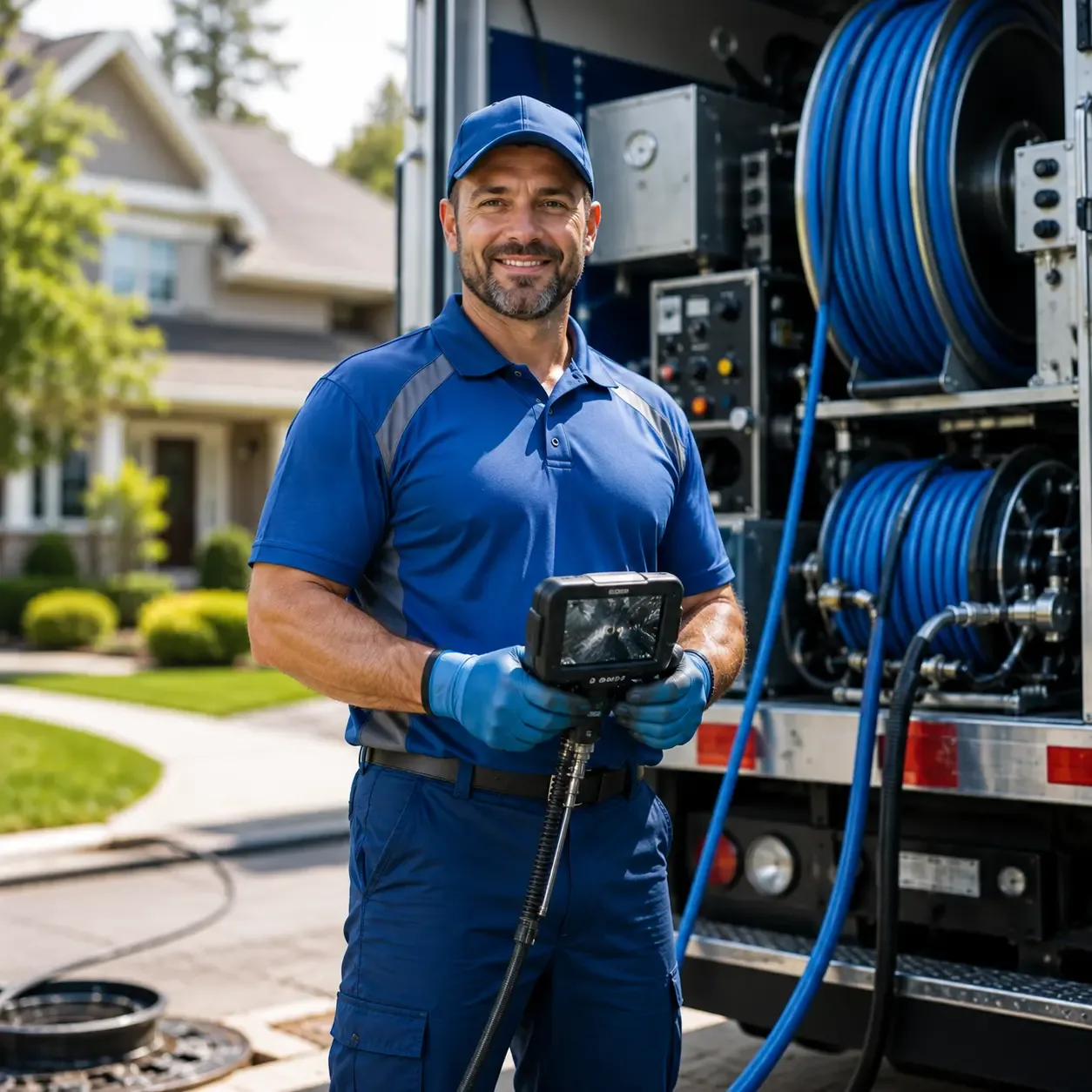 Local outdoor drain cleaning specialists in Port Austin, MI